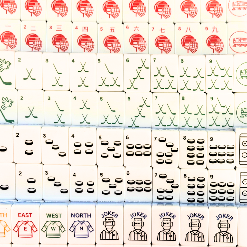 Pre-Order Now! Barn-Burner Series Ice Hockey-Themed Mahjong Set