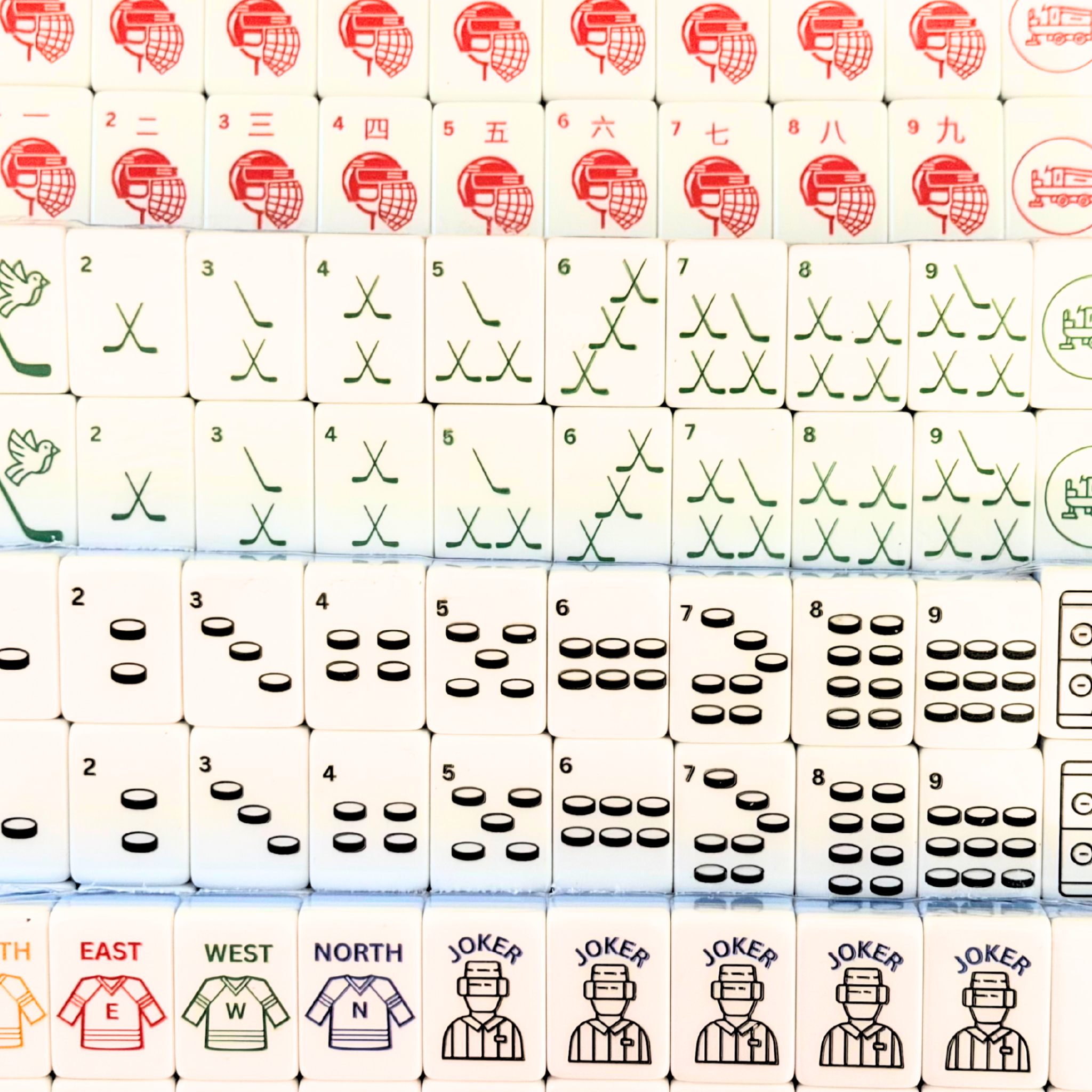 Pre-Order Now! Barn-Burner Series Ice Hockey-Themed Mahjong Set
