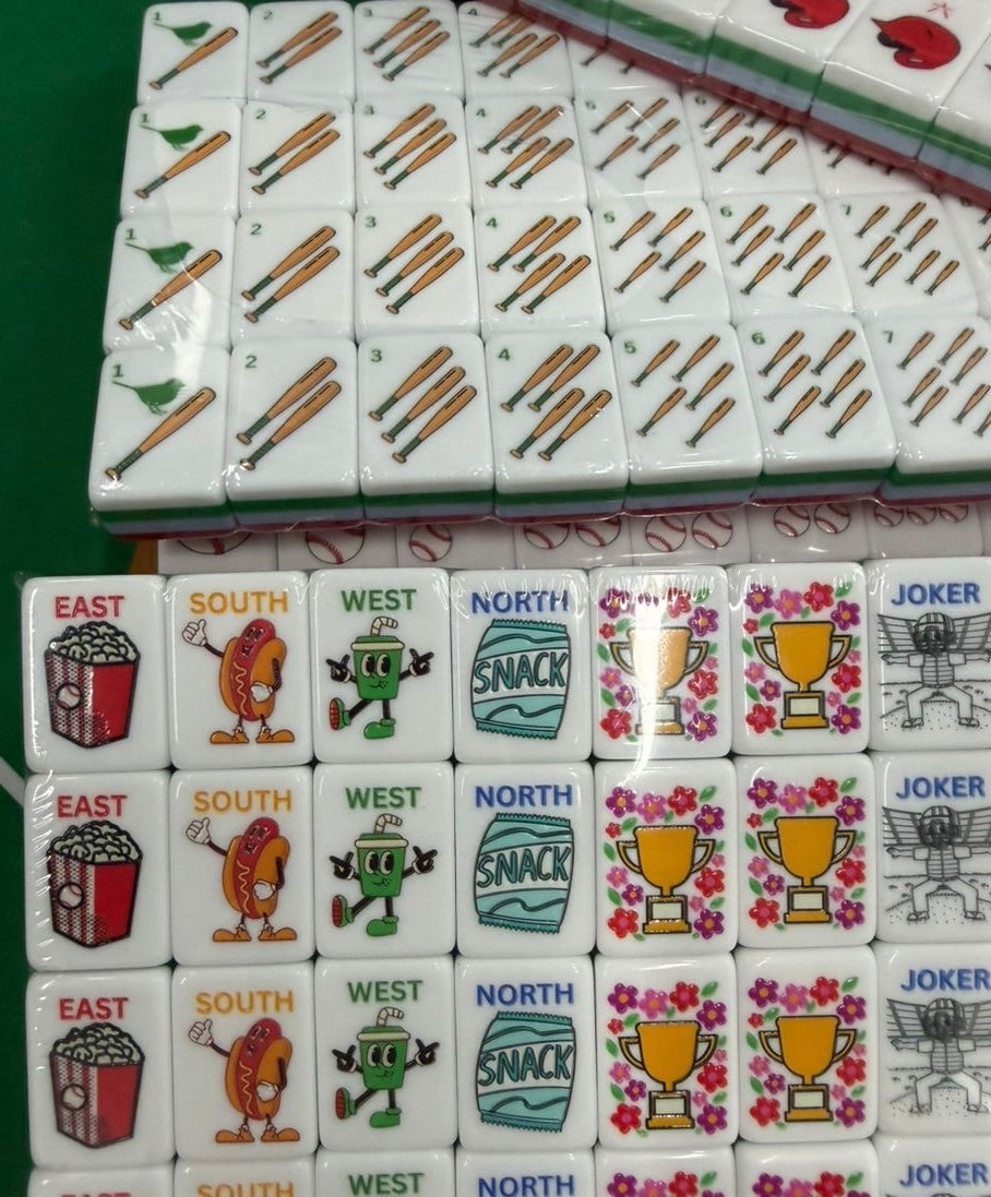 Pre-Order Now! The Walk-Off Series Baseball-Themed Mahjong Set