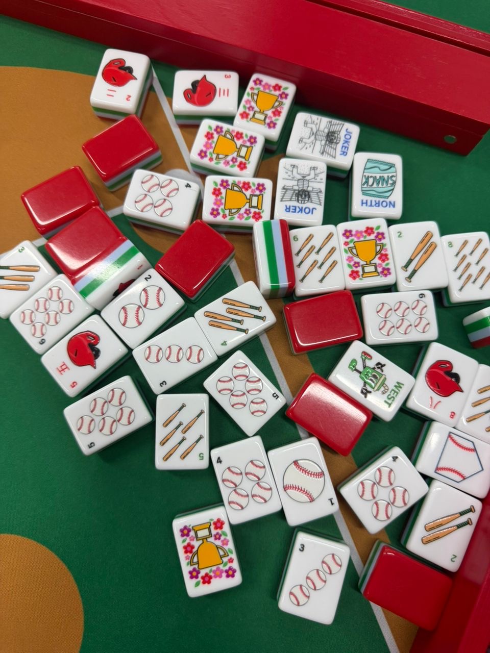 Pre-Order Now! The Walk-Off Series Baseball-Themed Mahjong Set