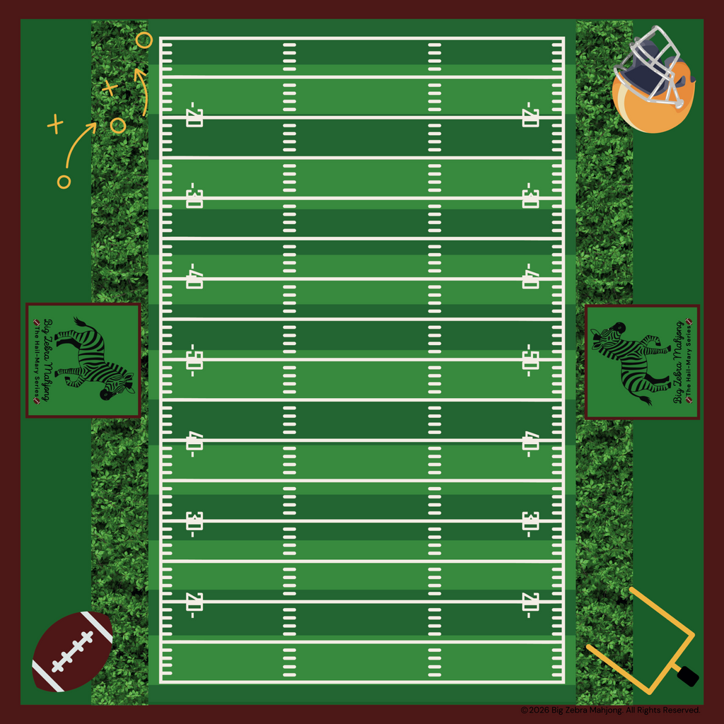 Join the Wait List! The Hail-Mary Series Football-Themed Mahjong Set