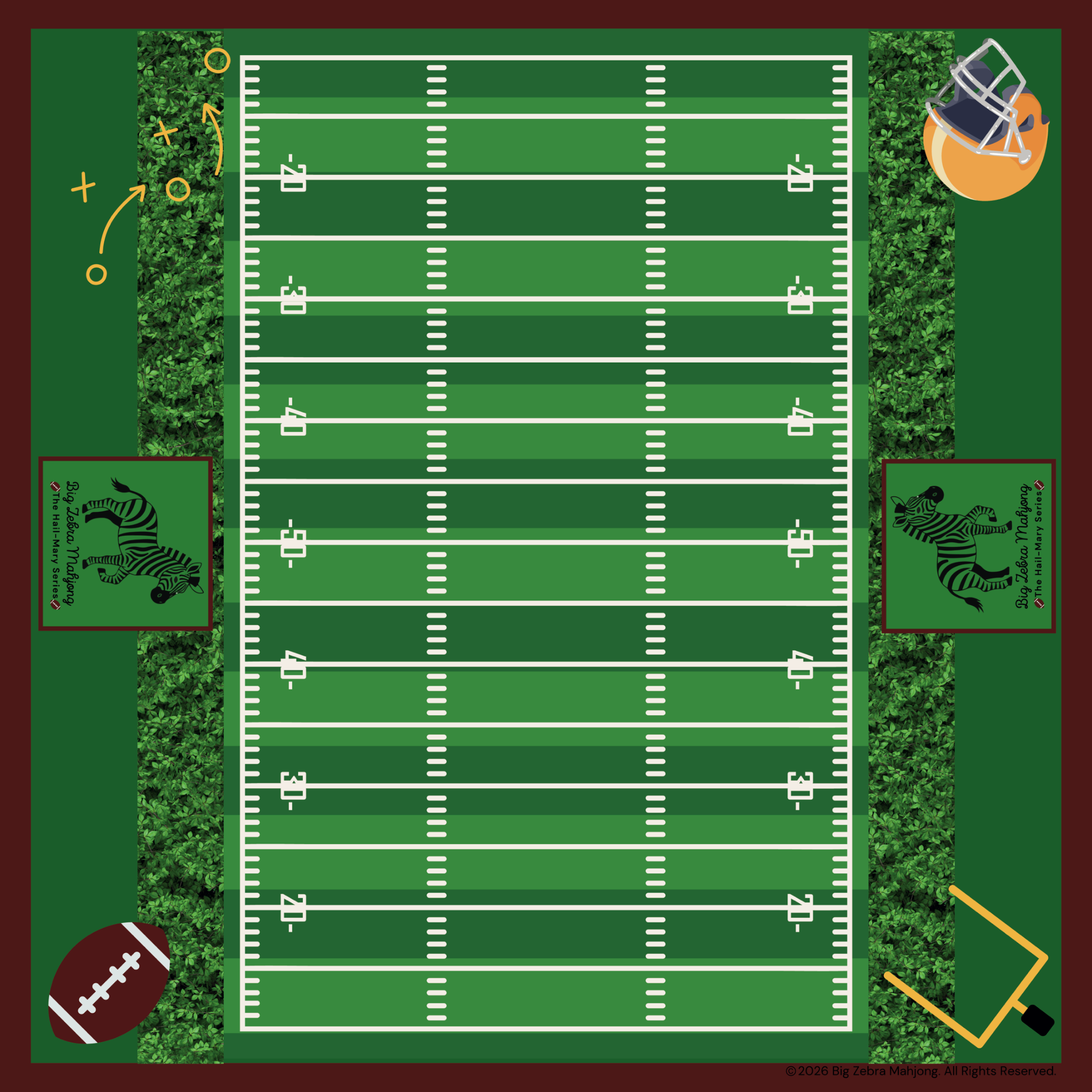 Join the Wait List! The Hail-Mary Series Football-Themed Mahjong Set