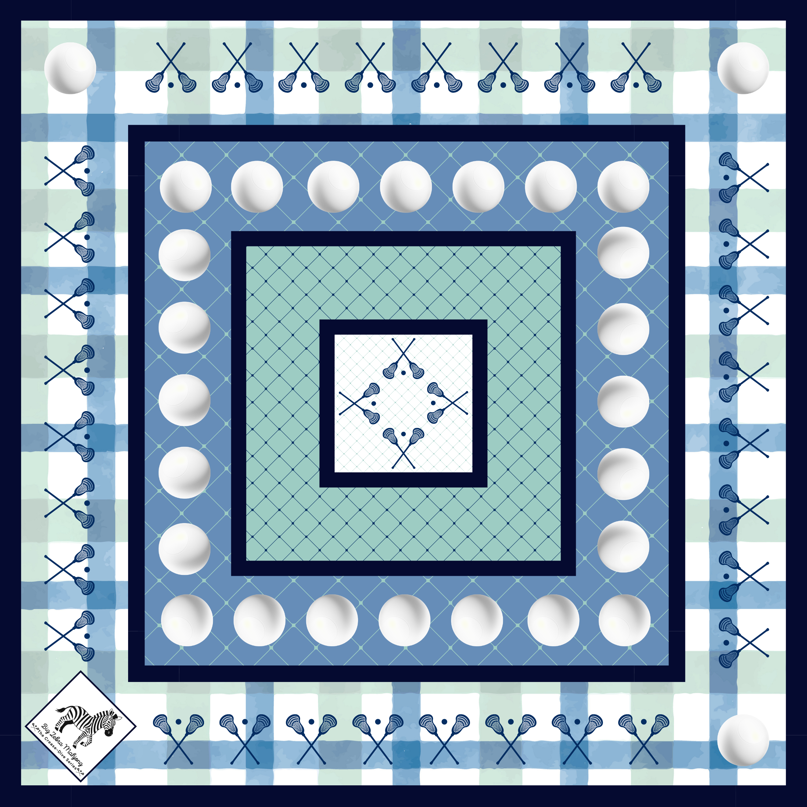 Join the Wait List! The Crease-Dive Series Lacrosse-Themed Mahjong Set